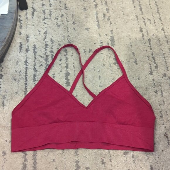 Lululemon Ebb To Street Bra Heathered Bumble Berry - Picture 8 of 11